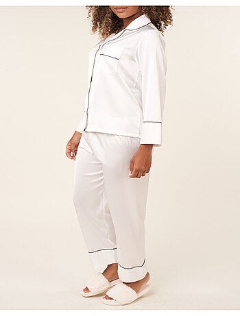 Pyjama fluide en satin Kebello