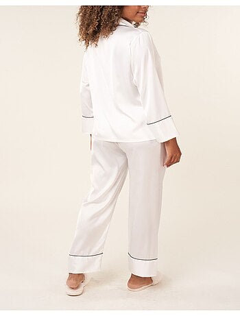 Pyjama fluide en satin Kebello