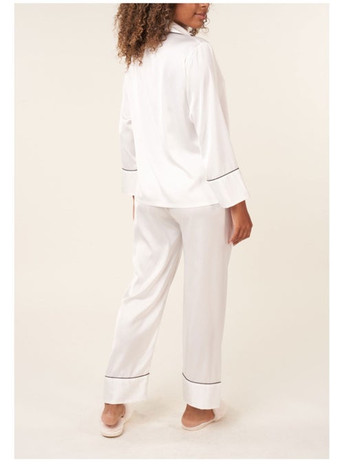 Pyjama fluide en satin Kebello - Kiabi