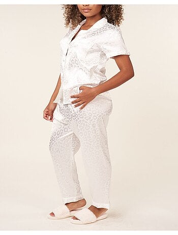 Pyjama fluide en satin Kebello