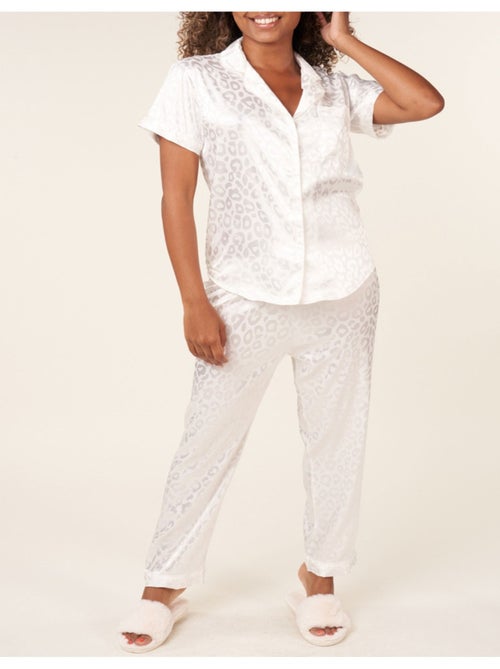 Pyjama fluide en satin Kebello - Kiabi
