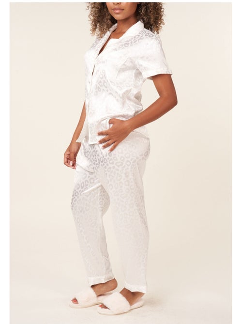 Pyjama fluide en satin Kebello - Kiabi Pyjama fluide en satin Kebello - Kiabi