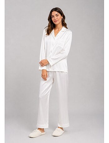Pyjama fluide en satin Kebello