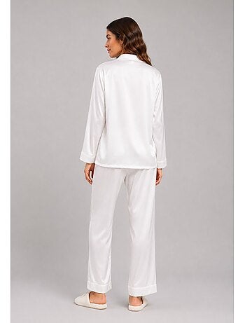 Pyjama fluide en satin Kebello