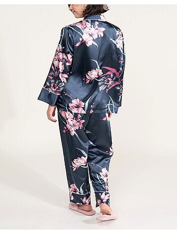 Pyjama fluide en satin Kebello