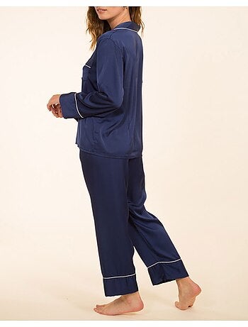 Pyjama fluide en satin Kebello