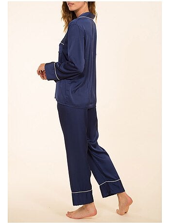 Pyjama fluide en satin Kebello