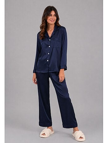 Pyjama fluide en satin Kebello