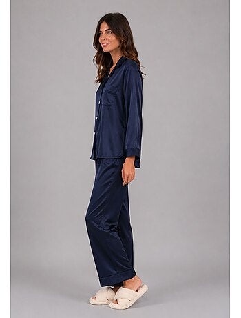 Pyjama fluide en satin Kebello