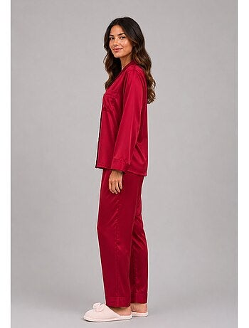 Pyjama fluide en satin Kebello
