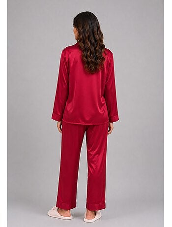 Pyjama fluide en satin Kebello
