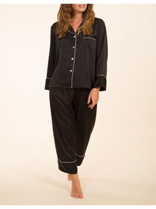 Pyjama fluide en satin Kebello - Kiabi