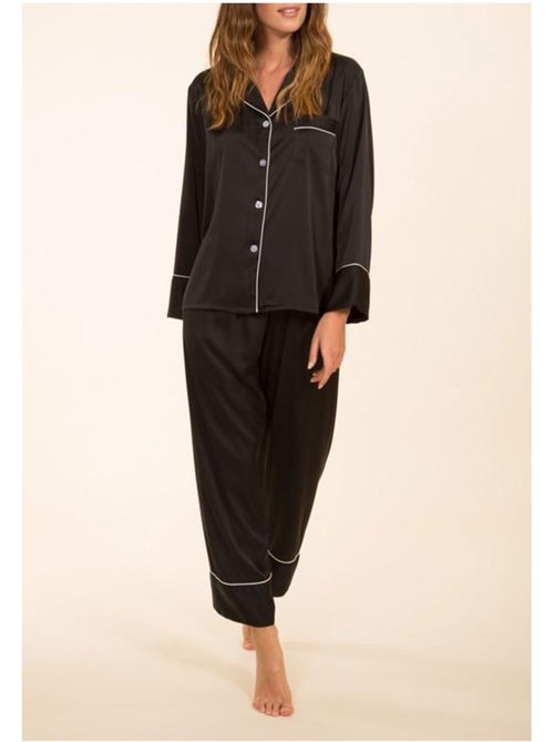 Pyjama fluide en satin Kebello - Kiabi