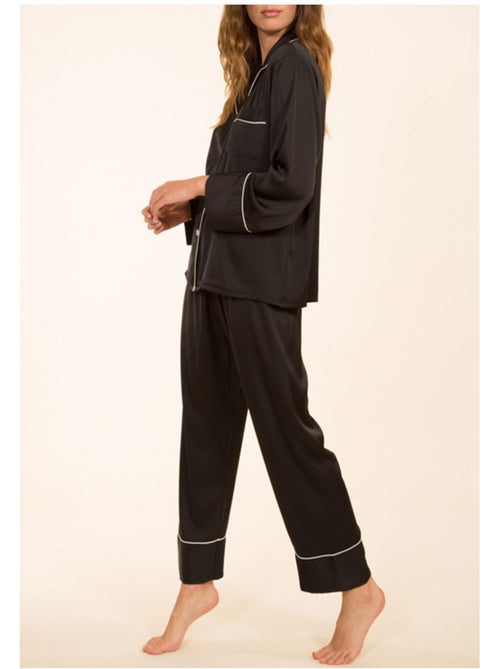 Pyjama fluide en satin Kebello - Kiabi