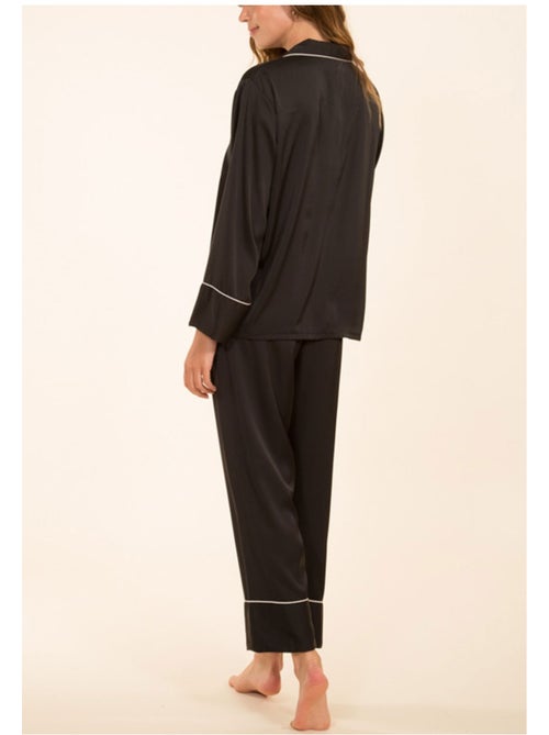 Pyjama fluide en satin Kebello - Kiabi