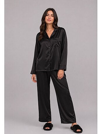 Pyjama fluide en satin Kebello