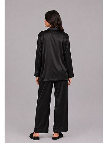 Pyjama fluide en satin Kebello