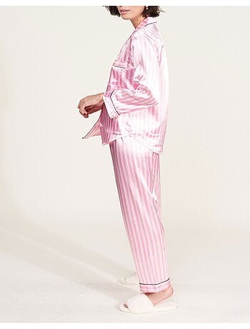 Pyjama fluide en satin Kebello