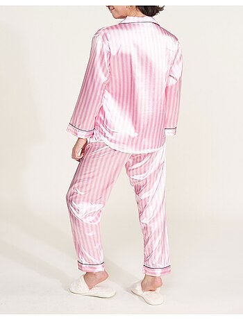 Pyjama fluide en satin Kebello