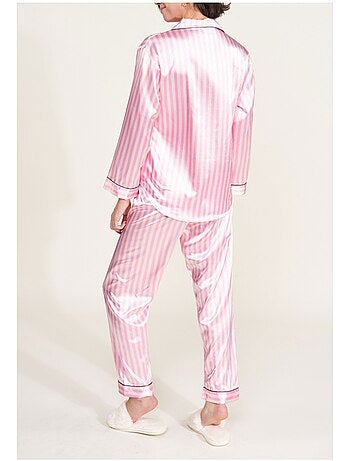 Pyjama fluide en satin Kebello