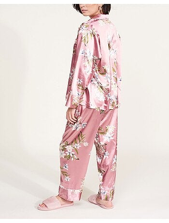 Pyjama fluide en satin Kebello