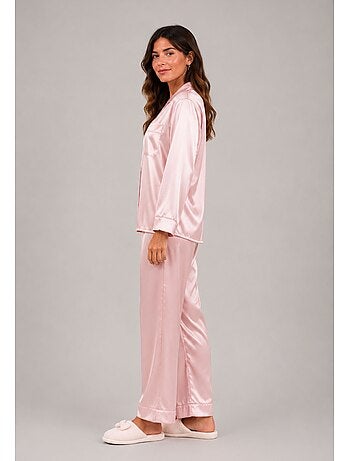 Pyjama fluide en satin Kebello