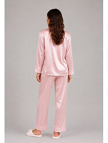 Pyjama fluide en satin Kebello