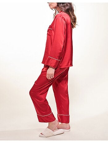 Pyjama fluide en satin Kebello