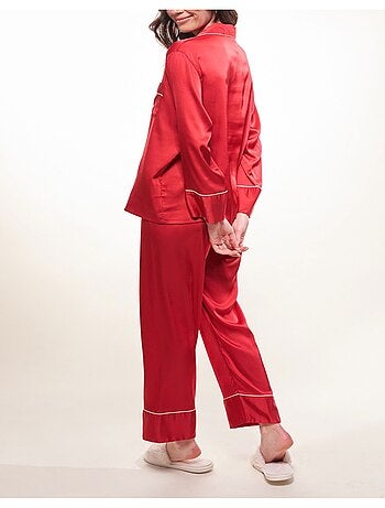Pyjama fluide en satin Kebello