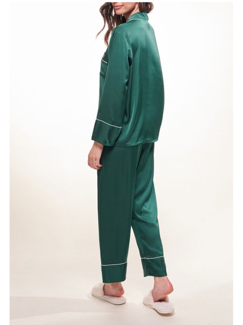 Pyjama fluide en satin Kebello - Kiabi