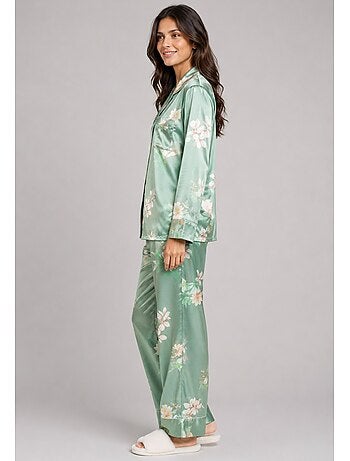 Pyjama fluide en satin Kebello
