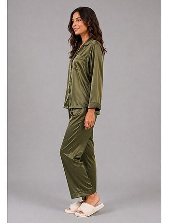 Pyjama fluide en satin Kebello