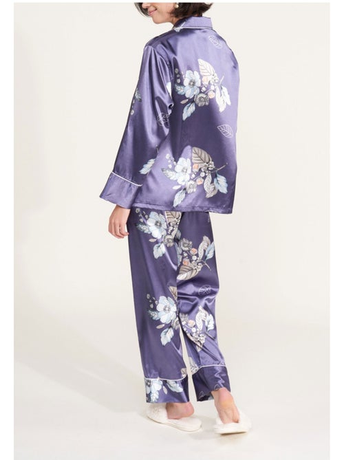 Pyjama fluide en satin Kebello - Kiabi