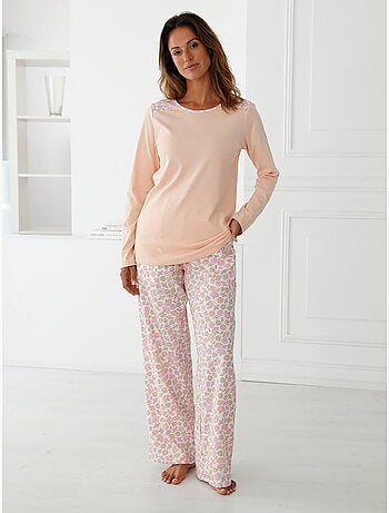 Pyjama fluide encolure ronde - DAXON