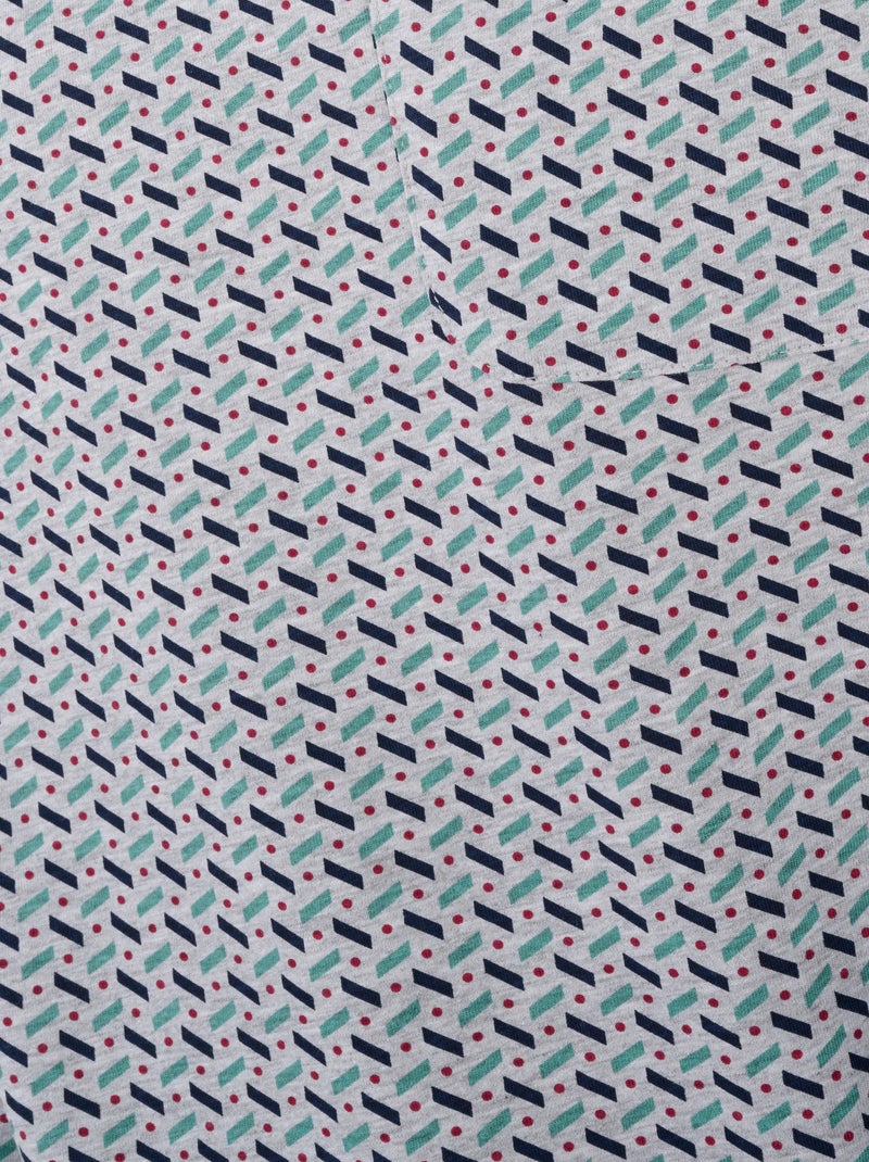 Pyjama forme jogging - Damart Gris chiné - Kiabi