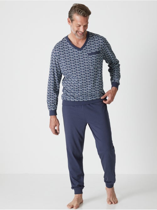 Pyjama forme jogging en jersey - DAXON - Kiabi