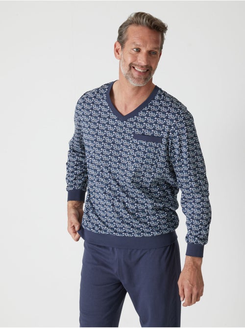 Pyjama forme jogging en jersey - DAXON - Kiabi