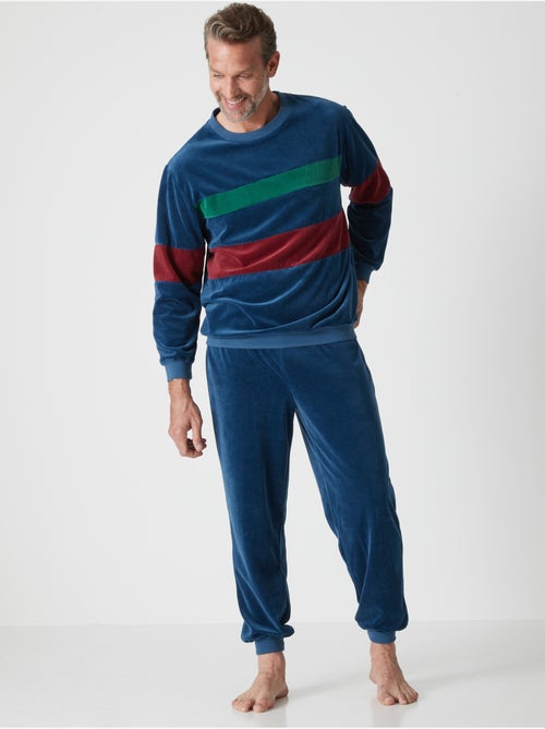 Pyjama forme jogging en velours - DAXON - Kiabi