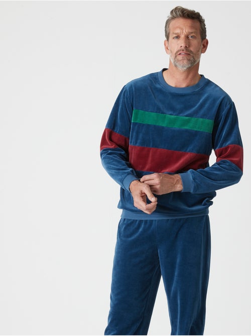 Pyjama forme jogging en velours - DAXON - Kiabi
