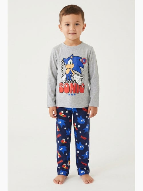 Pyjama   garçon sonic - licence officielle - Kiabi