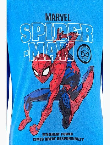 Pyjama garçon spiderman - licence officielle