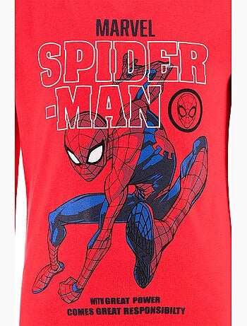 Pyjama garçon spiderman - licence officielle
