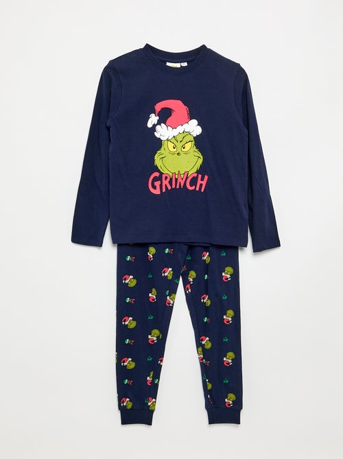 Pyjama 'Grinch' 2 pièces - T-shirt à manches longues + pantalon - Kiabi Pyjama 'Grinch' 2 pièces - T-shirt à manches longues + pantalon - Kiabi