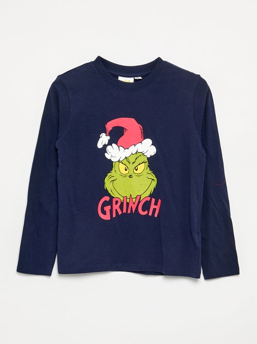 Pyjama 'Grinch' 2 pièces - T-shirt à manches longues + pantalon - Kiabi Pyjama 'Grinch' 2 pièces - T-shirt à manches longues + pantalon - Kiabi