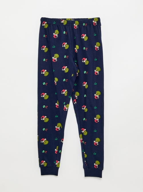 Pyjama 'Grinch' 2 pièces - T-shirt à manches longues + pantalon - Kiabi Pyjama 'Grinch' 2 pièces - T-shirt à manches longues + pantalon - Kiabi