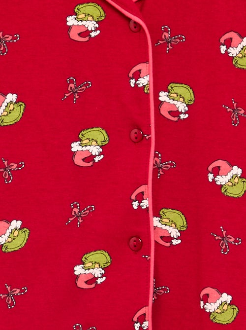 Pyjama 'Grinch' 2 pièces - Veste + pantalon - Kiabi