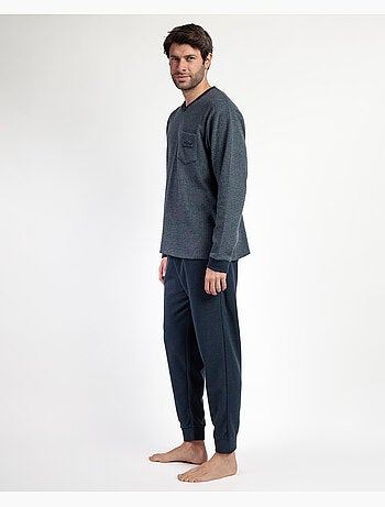 Pyjama gris à manches longues pour homme ADMAS MAGNIFIC