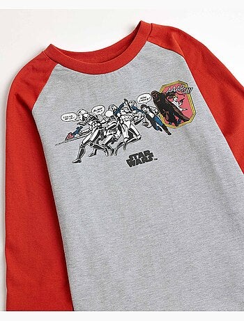 Pyjama gris à manches longues STAR WARS pour garçon