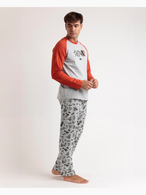 Pyjama gris à manches longues STAR WARS pour homme - Kiabi Pyjama gris à manches longues STAR WARS pour homme - Kiabi