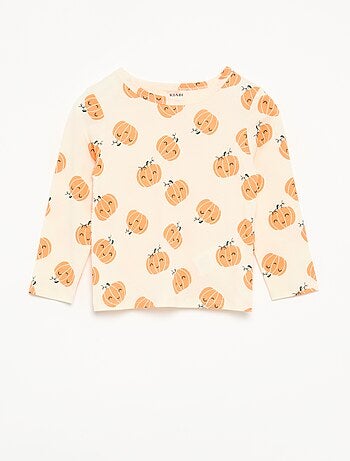 Pyjama 'Halloween' 2 pièces - T-shirt à manches longues + pantalon